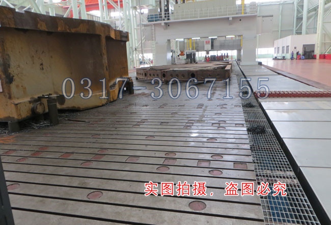 大型龍門銑工作臺使用現場